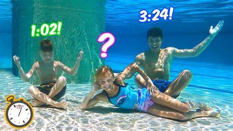 How to hold your Breath Over 3 Minutes! Challenge .